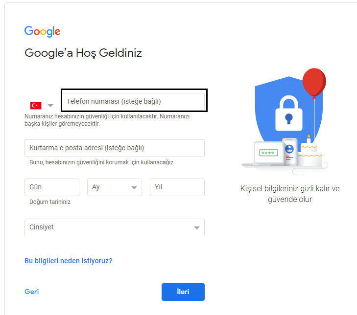 Telefonsuz Gmail Hesabi Nasil Acilir En Bilgin